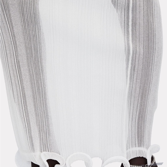 NWT Herve Leger Frill Maxi Skirt - Picture 6 of 6